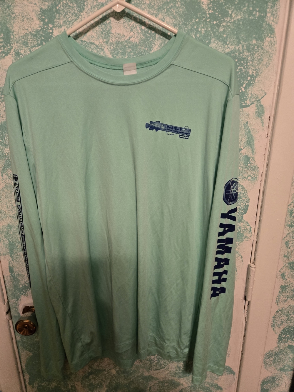 Yamaha Men’s Long Sleeve Performance Shirt in Mint